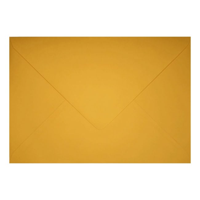 Clariana Dark Yellow Envelope B6 Closed