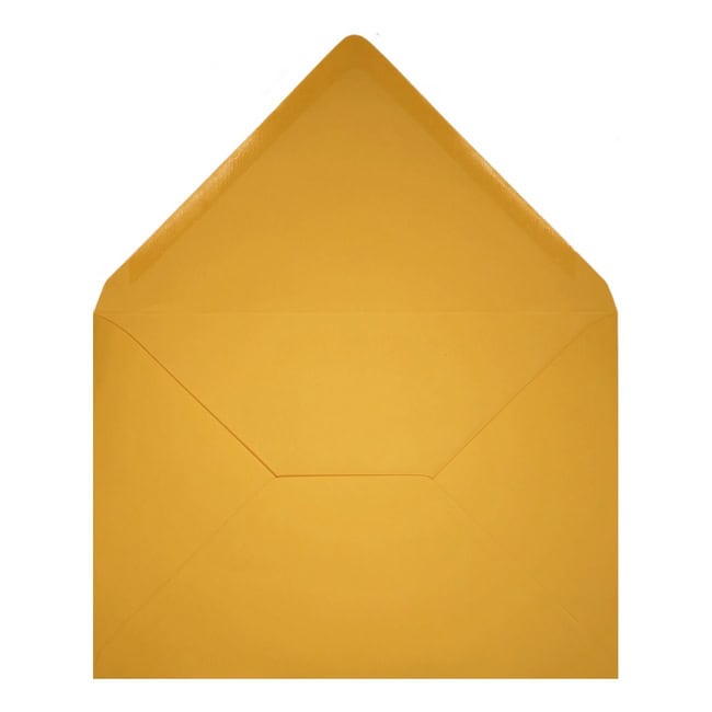 Clariana Dark Yellow Envelope B6 Open