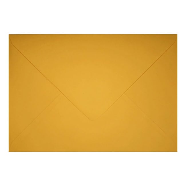 Clariana Dark Yellow Envelope C5 Closed
