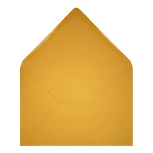 Clariana Dark Yellow Envelope C5 Open