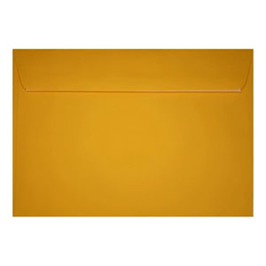 Clariana Dark Yellow Envelope C5 Wallet Closed