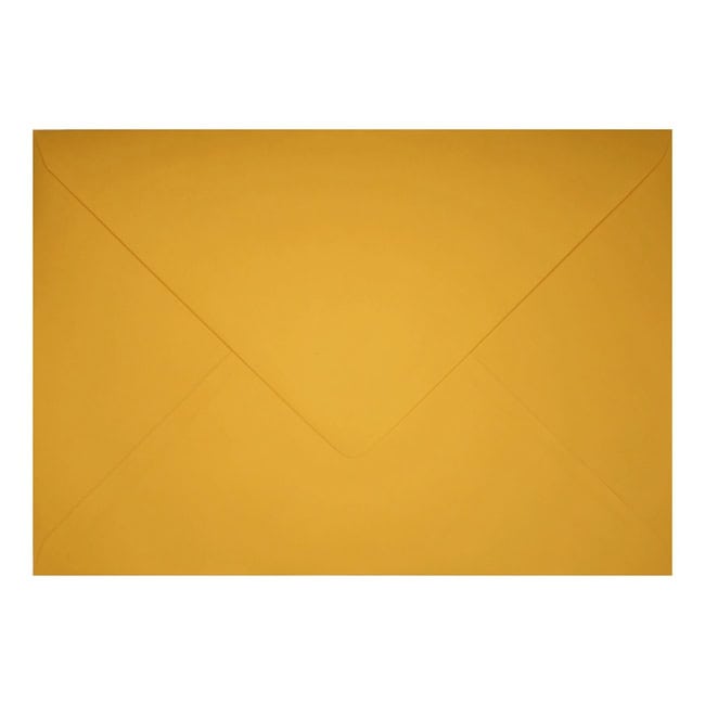 Clariana Dark Yellow Envelope C6 Closed