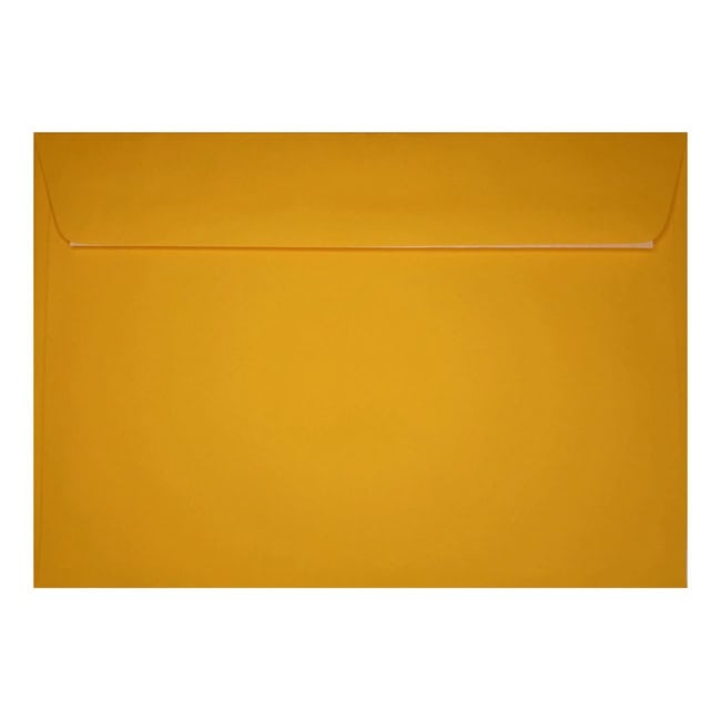 Clariana Dark Yellow Envelope C6 Wallet Closed