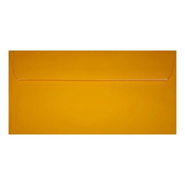 Clariana Dark Yellow Envelope Dl Wallet Closed