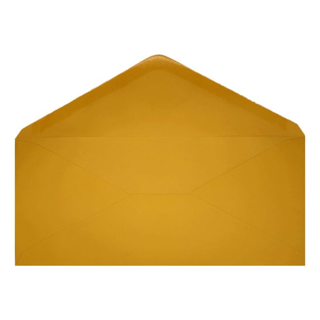 Clariana Dark Yellow Envelope Letterbox Open