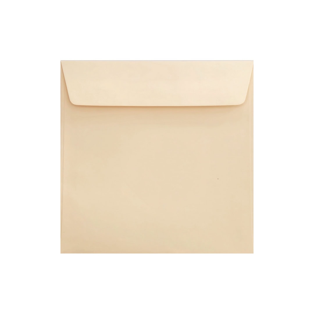 Magnolia 155mm x 155mm Square Envelope. Peel/Seal. 120gsm Wallet Flap.