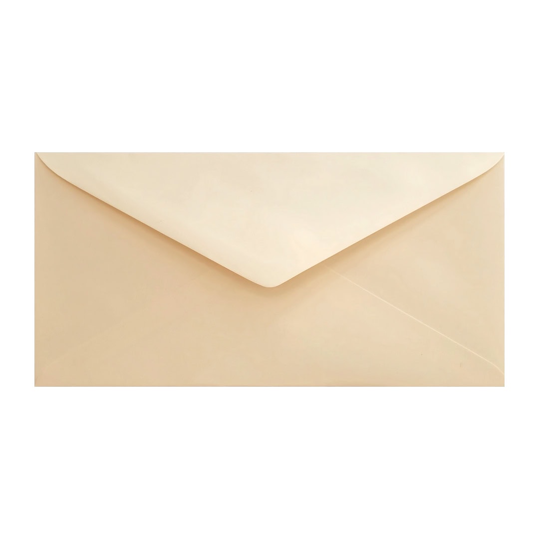 Magnolia 110mm x 220mm DL Envelope. Gummed. 120gsm V-Flap.