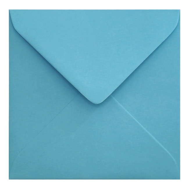 Clariana Mid Blue Envelope 155mm Square Closed