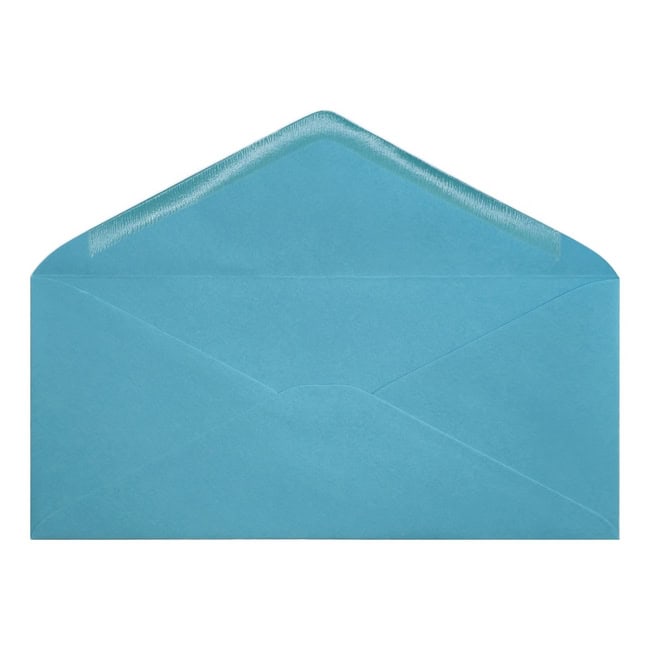 Clariana Mid Blue Envelope Letterbox Open
