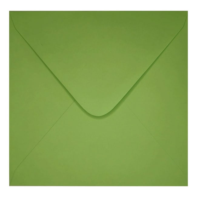 Clariana Mid Green Envelope 155mm Square Closed
