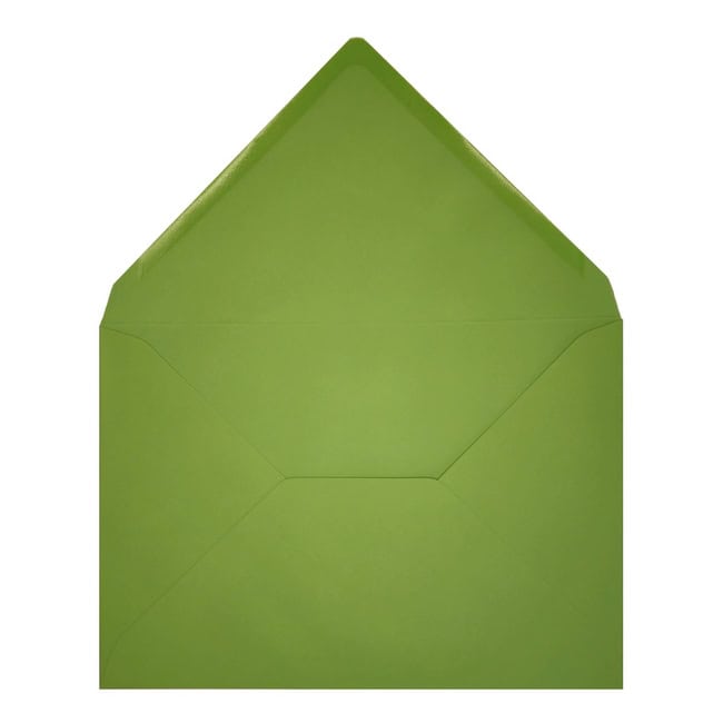 Clariana Mid Green Envelope C6 Open