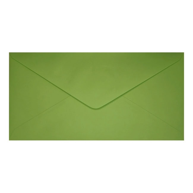 Clariana Mid Green Envelope Dl Closed