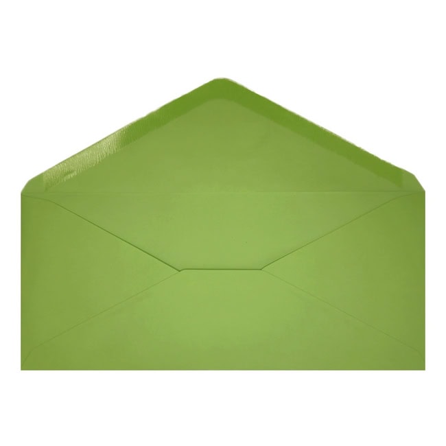 Clariana Mid Green Envelope Letterbox Open