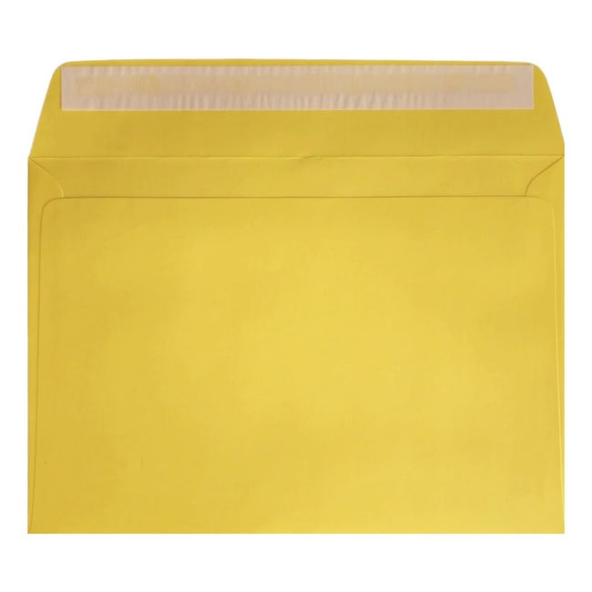 Clariana Mid Yellow Envelope C5 Wallet Open