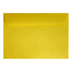 Clariana Mid Yellow Envelope C6 Wallet Closed