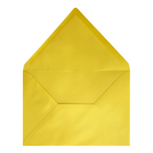 Clariana Mid Yellow Envelope C7 Open