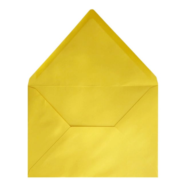 Clariana Mid Yellow Envelope C7 Open