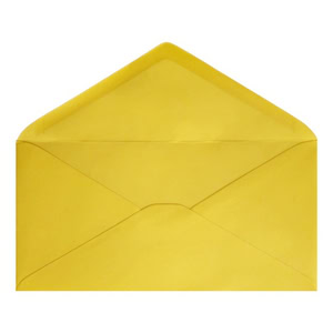 Clariana Mid Yellow Envelope Dl Open