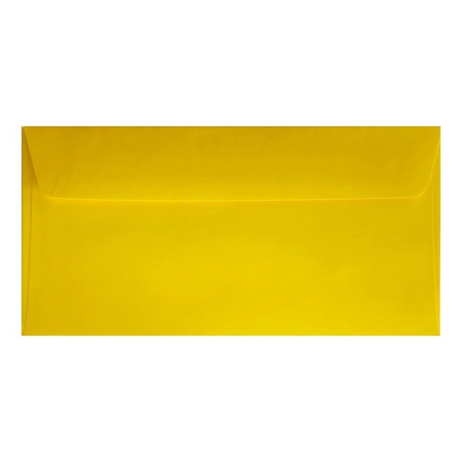 Clariana Mid Yellow Envelope Dl Wallet Closed