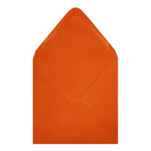 Clariana Orange Envelope 130mm Square Open