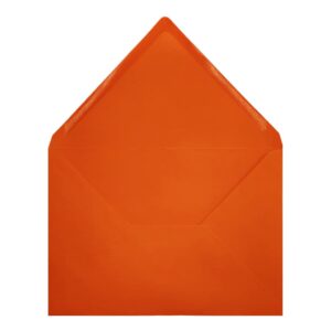 Clariana Orange Envelope 5x7 Open