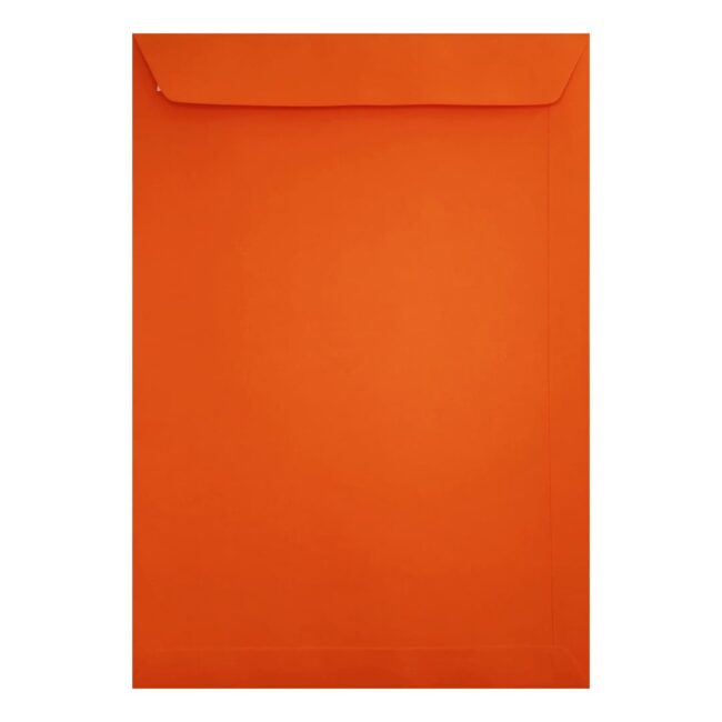 Clariana Orange Envelope C4 Pocket Closed