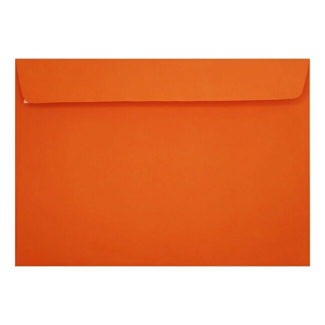 Clariana Orange Envelope C6 Wallet Closed