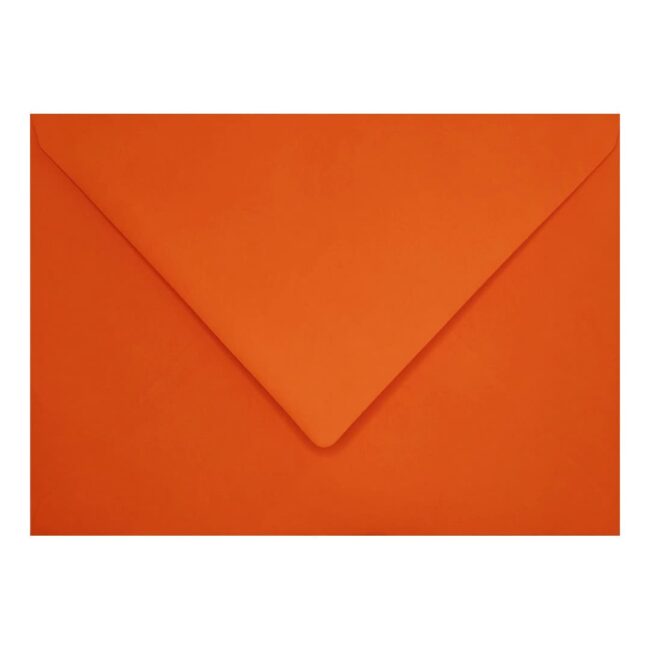 Clariana Orange Envelope C7 Closed