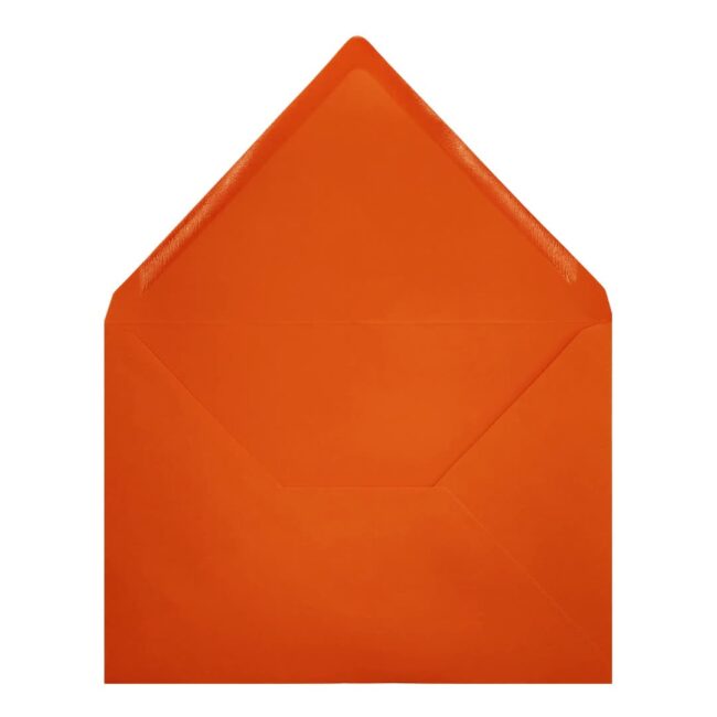 Clariana Orange Envelope C7 Open