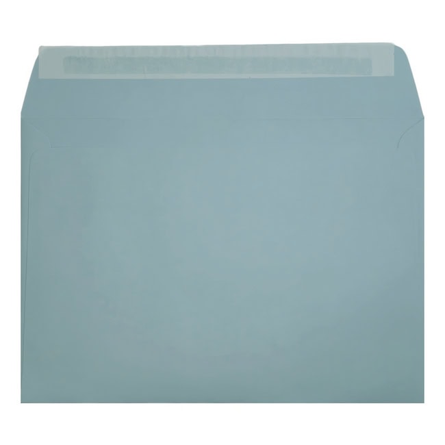 Clariana Pale Blue Envelope C6 Wallet Open