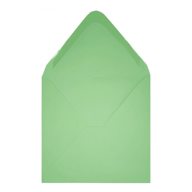 Clariana Pale Green Envelope 155mm Square Open