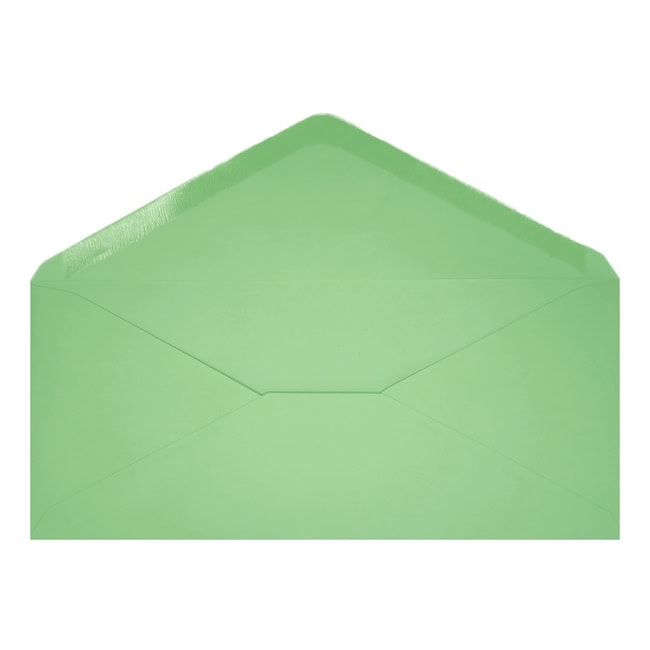 Clariana Pale Green Envelope Letterbox Open