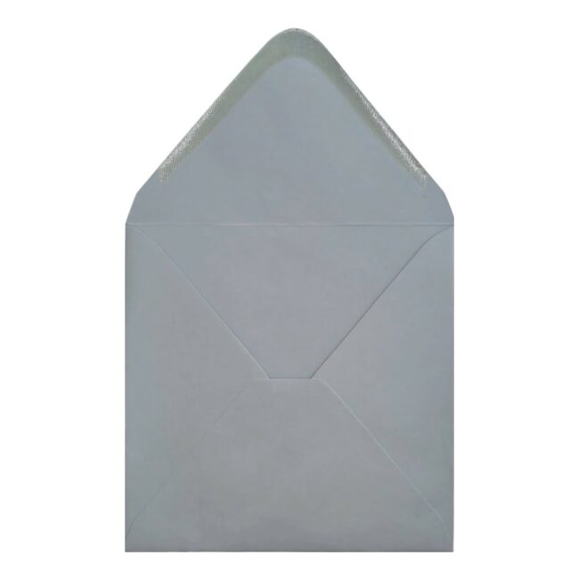 Clariana Pale Grey Envelope 130mm Square Open