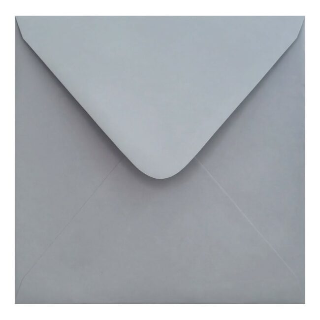 Clariana Pale Grey Envelope 155mm Square Closed