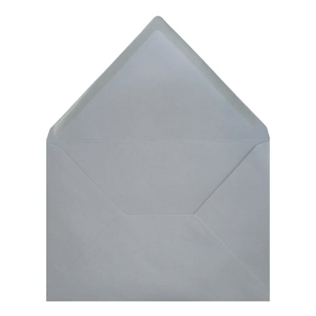 Clariana Pale Grey Envelope 5x7 Open