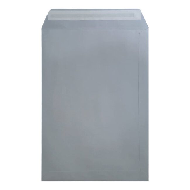 Clariana Pale Grey Envelope C4 Pocket Open