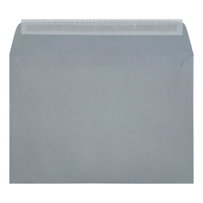 Clariana Pale Grey Envelope C5 Wallet Open
