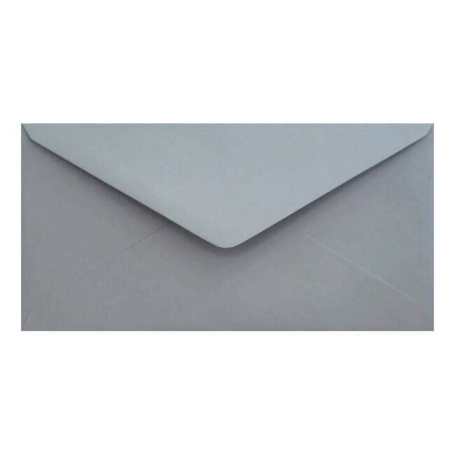 Clariana Pale Grey Envelope Dl Closed