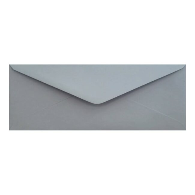 Clariana Pale Grey Envelope Letterbox Closed