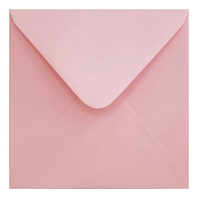 Clariana Pale Pink Envelope 155mm Square Closed