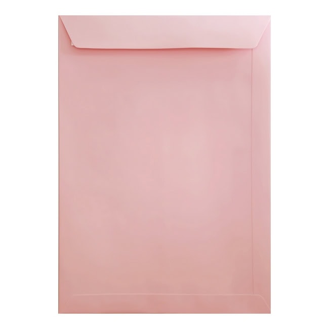 Clariana Pale Pink Envelope C4 Pocket Closed