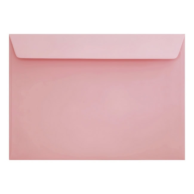 Clariana Pale Pink Envelope C5 Wallet Closed