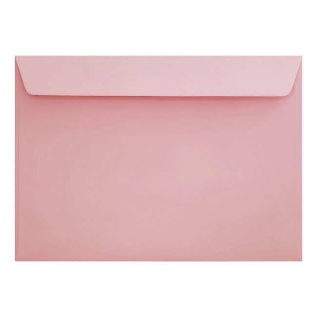 Clariana Pale Pink Envelope C6 Wallet Closed
