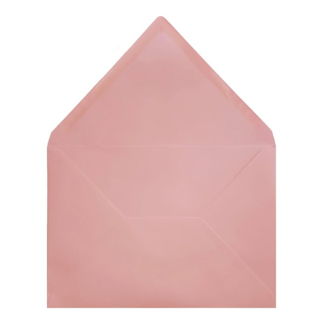 Clariana Pale Pink Envelope C7 Open