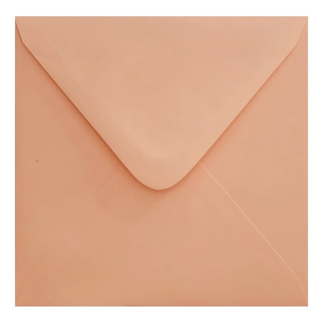 Clariana Pale Salmon Envelope 155mm Square Closed