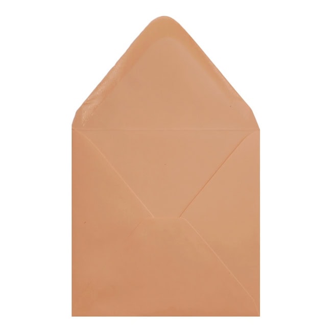 Clariana Pale Salmon Envelope 155mm Square Open