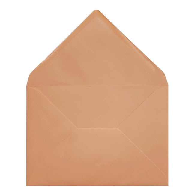 Clariana Pale Salmon Envelope C5 Open