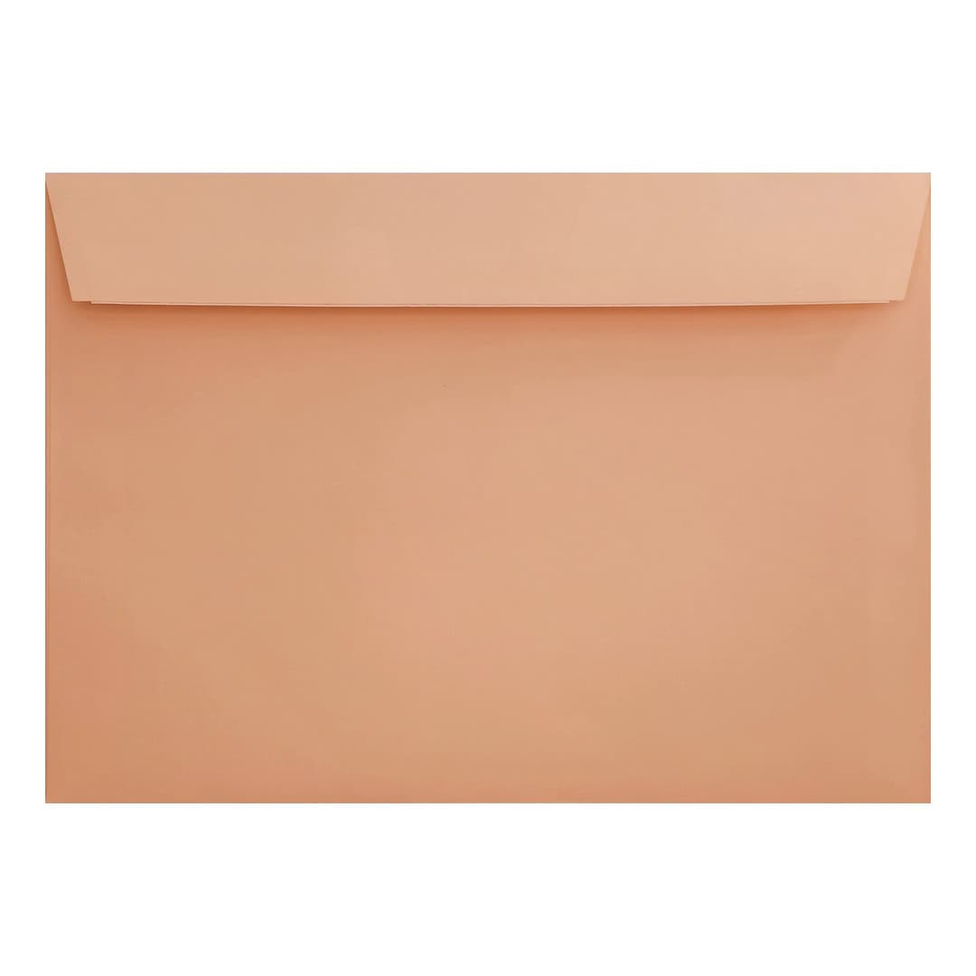 100 Salmon Pink 162mm x 229mm C5 Envelopes. Peel/Seal. 120gsm Wallet Flap. Value Pack.