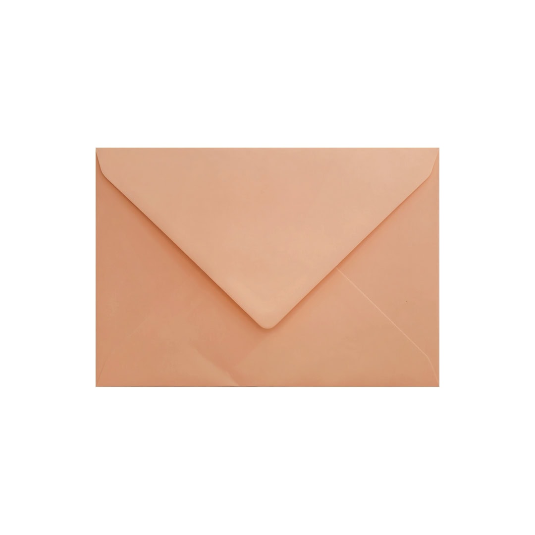 100 Salmon Pink 114mm x 162mm C6 Envelopes. Gummed. 120gsm V-Flap. Value Pack.