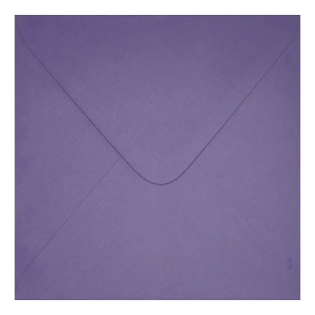 Clariana Purple Envelope 155mm Square Closed